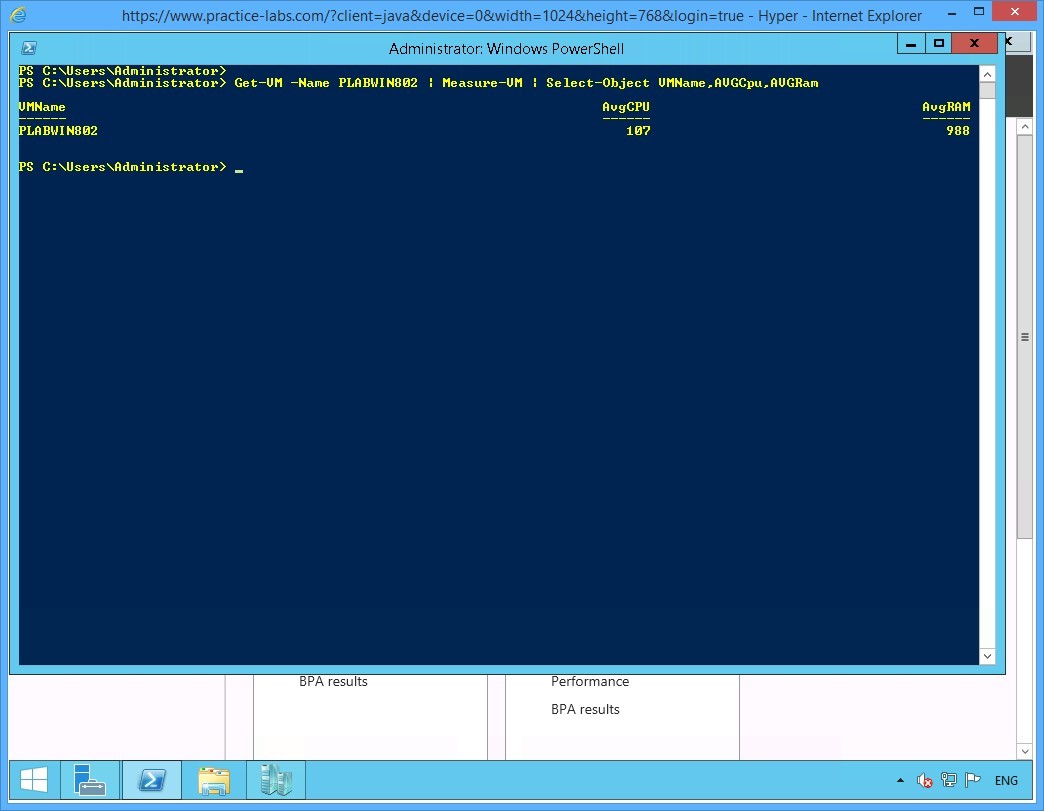 Figure 1.21 Screenshot of the device PLABHYPERV